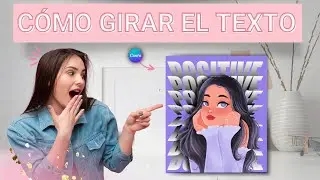 Efecto Giro en el texto Para Portadas de E-book con Canva