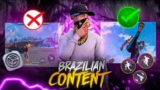 ( Part - 2 ) Brazilian Content ✅ How To Make Videos Like Brazilian Players 🔥