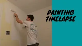 Painting the bathroom full timelapse