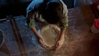 Salty sweet steamed buns