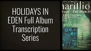 HOLIDAYS IN EDEN Full Album Transcription