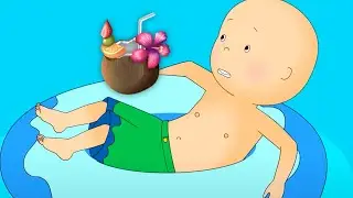 Caillou and the Pool Party | Caillou Cartoon