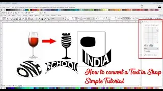 how to convert text to shape in coreldraw