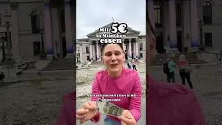 Mit 5€ in MÜNCHEN ESSEN?!😳#food #lowbudget