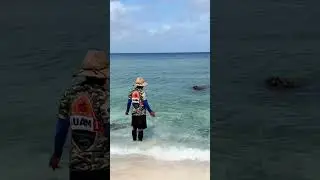 Net fishing 🐠 🐟 Talaya2000! Peskadot 🎣 Tumon, Guam 🇬🇺 