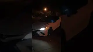 2018 toyota camry v6 muffler delete (traction control off)