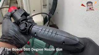 Supercharge Your Outdoor Air Conditioner and its surrounding: DIY with Bosch 360° Nozzle (Part 2)