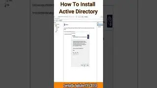 How To Install Active Directory | MCSA | Icnt College | 