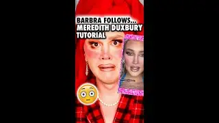 BARBRA FOLLOWS a Meredith Tutorial! 😳 MORE 👉🏼 