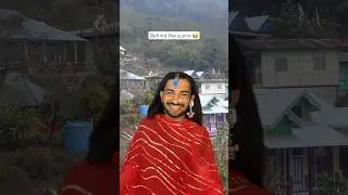 Behind the scene😂😂