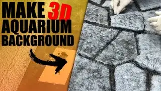 Make a Homemade Silicone 3D Aquarium Background - 100% DIY