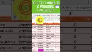 🔴Aprende a ocultar FÓRMULAS EXCEL 🔴 #superexcel  #excel  #exceltricks #oficina #funciones #youtube