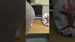 CyberCraft Republic Commando helmet - testing RGB light
