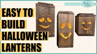 Easy Rustic Halloween Lanterns!