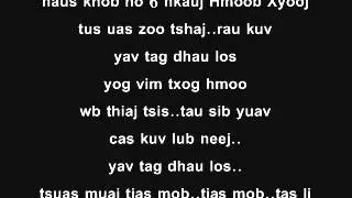 Haus Khob No Rau Koj with Lyrics