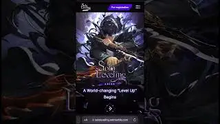 SOLO LEVELLING PRE-REGISTRATION #sololevelling #shorts #sololevellingarise