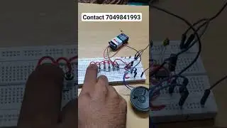 Electronic piano project using ne555 ic 