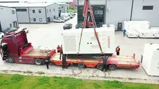 Energen has loaded a 1650 kVA Cummins generator! #energen #dieselgenerator #cummins #stamford