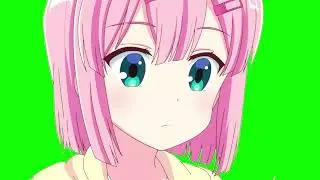 [Machikado Mazoku] Momo calling Shamko a smol girl [Green Screen]