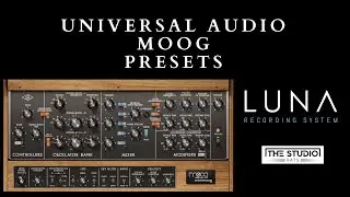 Universal Audio LUNA - Minimoog Pre-sets.