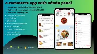 Grow Shop - single vender #shop  with admin panel ( customer and delivery boy app include )