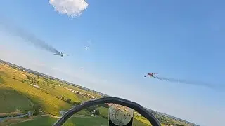 Messerschmitt ME 163 - OVER ITALY!  Formation flying with Smoke!