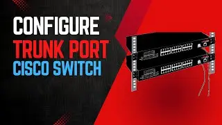 Configure Trunk Port On Cisco Switch 3560 -  Configure Trunk Port For VLAN