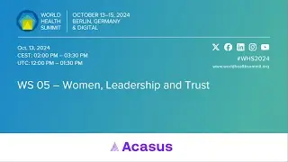 WS 05 – Women, Leadership and Trust