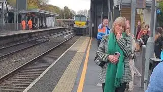 Trains coming into Portadown (reupload)