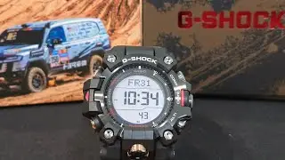 CASIO G-SHOCK MUDMAN TEAM LAND CRUISER LIMITED EDITION GW-9500TLC-1E open, unpacking and demo