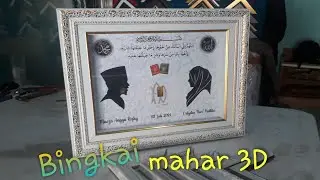 bingkai mahar 3d