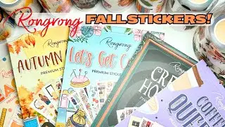 RONGRONG Fall Stickers! Teacher, Fall-Autumn, Crafts, Halloween & Coffee