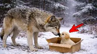 The she-wolf saved an abandoned puppy — years later, something incredible happened!