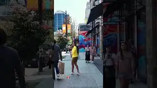 Snapshot of Robson Street 🇨🇦, #westend #robson #downtown #vancouver #shorts