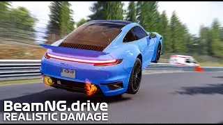NURBURGRING Jump Compilation BUT With REALISTIC DAMAGE MODEL #12
