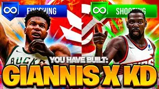 NEW KEVIN DURANT x GIANNIS ANTETOKOUNMPO BUILD NBA 2K24 NEXT GEN! BIG MAN POWER FORWARD BUILD 2K24!