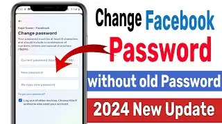 Facebook Ka Password Kaise Change Kare | How To Change Facebook Password | Facebook Password Change