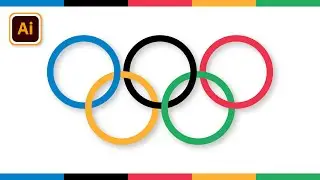 SECRET To Make Olympic Rings with Scissor Tool In Illustrator
