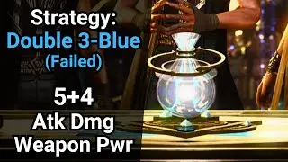 Elixir Attempt: Double 3-Blue Finish - Failed (54 Attack Damage + Weapon Power)