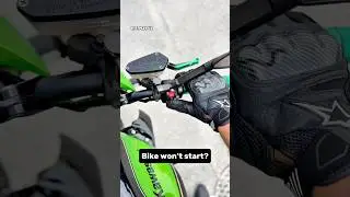 How to bump start a motorcycle