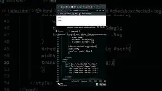 toggle animation using html and css | #animationeffect #css #html #frontend #shorts