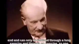 Heidegger Speaks: On Language, Being and Thinking Part 1 (English Subs)