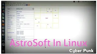 How to run AstroSoft in Linux / Vedic astrology software for Linux..