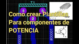 Como crear un footprint para IGBT