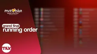 MVRvision 2022: Grand Final - Running Order Announcement