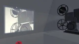[VRChatワールド向け]フィルムプロジェクター[3Dモデル]