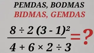 Order of Math Operations