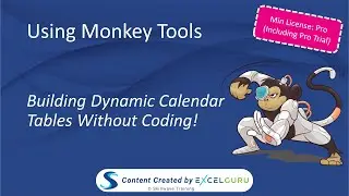 Using Monkey Tools - Query Monkeys (Pro) - Build a dynamic 12-month calendar table in seconds!