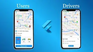 Flutter - Trippo Ride Sharing App (Uber Clone) - Adding Google Map in our Drivers App [Part-10]