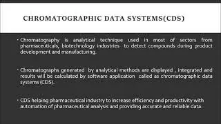 Chromatographic data analysis